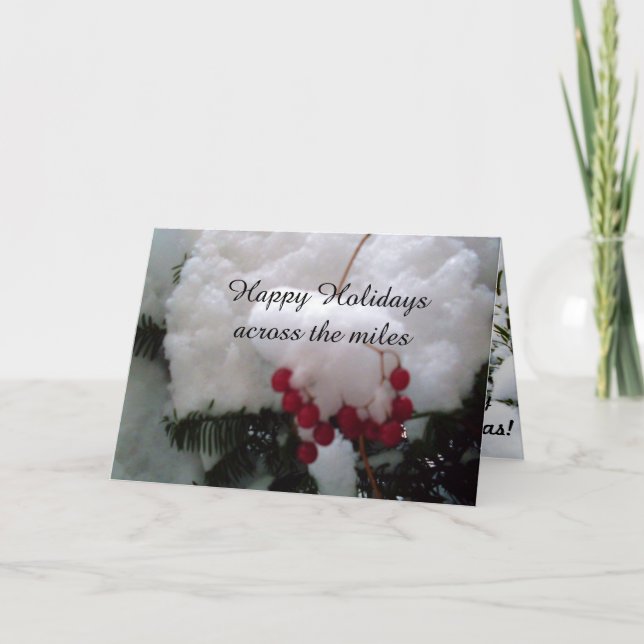 CHRISTMAS ACROSS THE MILES card (Front)