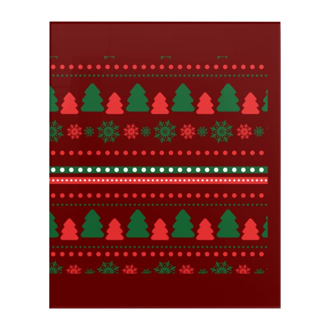 Christmas Acrylic Wall Art (Front)