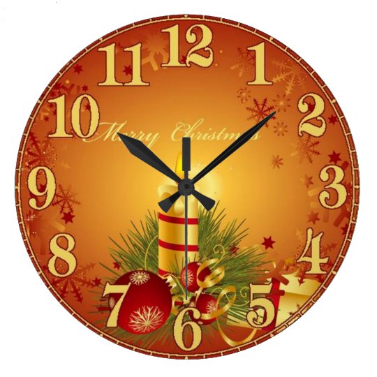 Christmas Acrylic Wall Clock