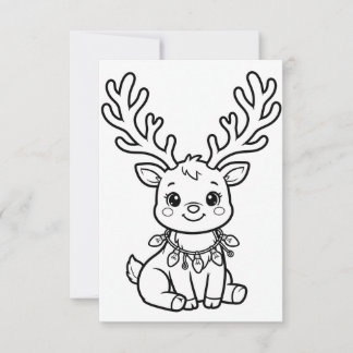 Christmas Activity, Christmas Coloring Pages Thank You Card