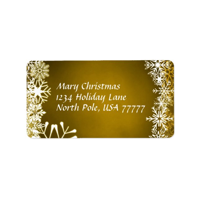 Christmas Address Avery Label (Front)