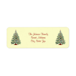 Christmas Address Label
