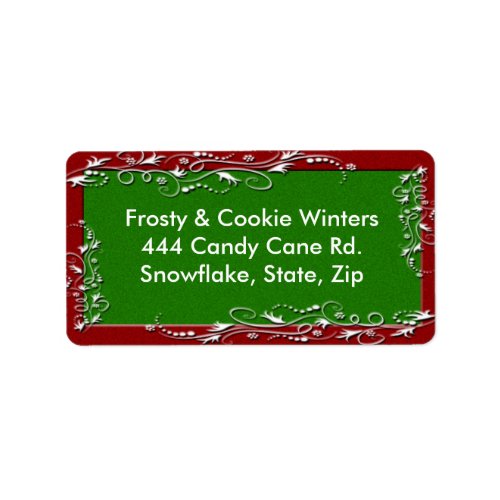 Christmas Address Label