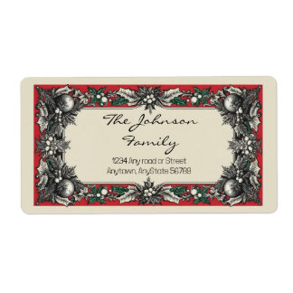Christmas Address Label