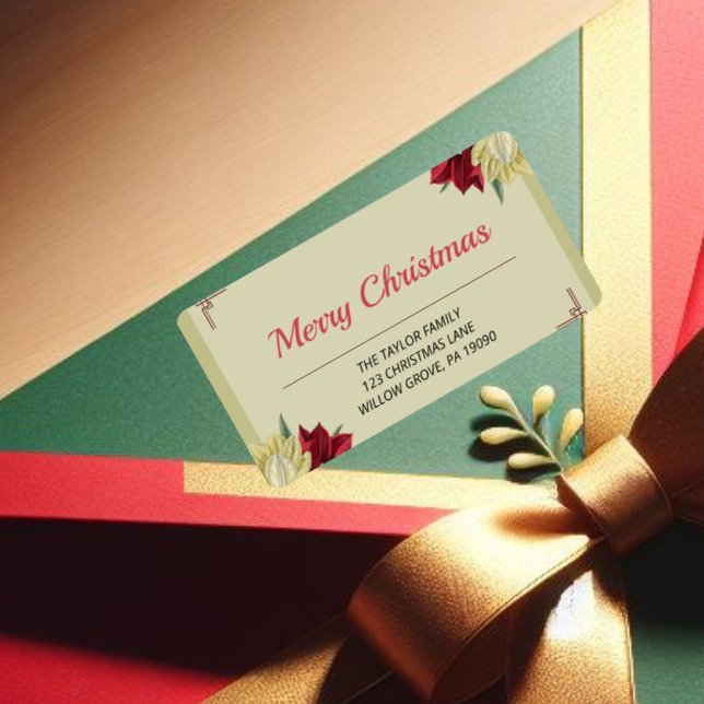 Christmas Address Label (Creator Uploaded)