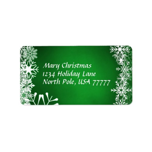 Christmas Address Label