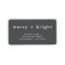 Christmas Address Label | Merry + Bright Gray