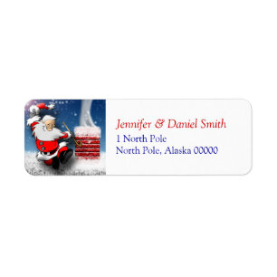 Christmas Address Label Stickers
