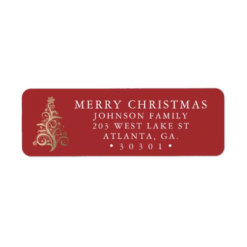 Christmas Address Labels