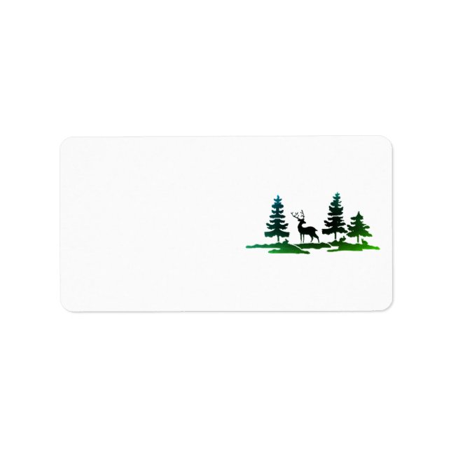 Christmas Address  labels  art and design (Front)