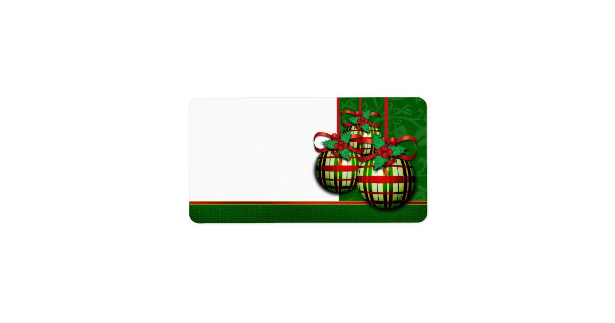 Christmas Address Labels For Holiday Card Mailing | Zazzle.com