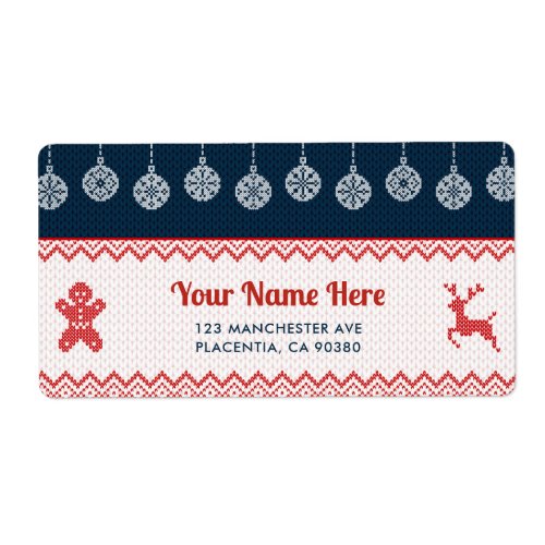 Christmas address labels for Holidays