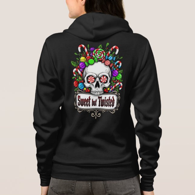 Christmas Adult Full-Zip Hoodie (Back)