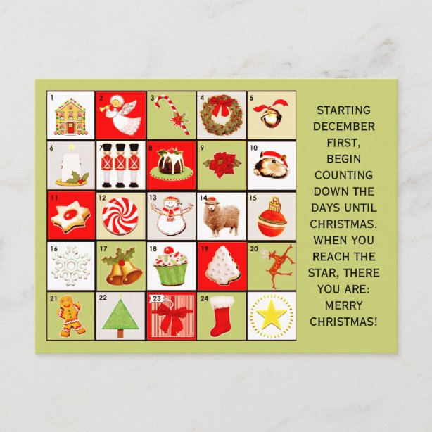 Calendar Christmas Cards Zazzle