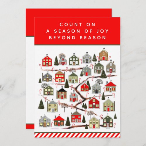 Christmas Advent Calendar Cards