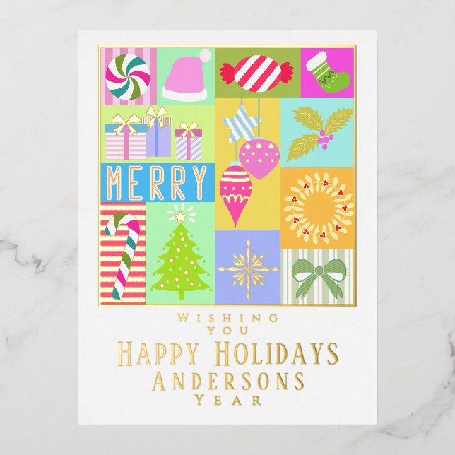 Christmas Advent Calendar Christmas Card (Front)