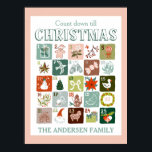 Christmas advent calendar count down  poster<br><div class="desc">Christmas advent calendar count down Poster</div>