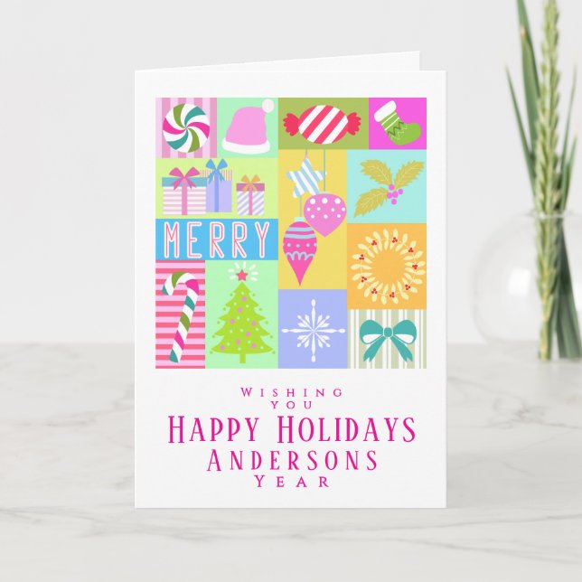 Christmas Advent Calendar Greeting Cards (Front)