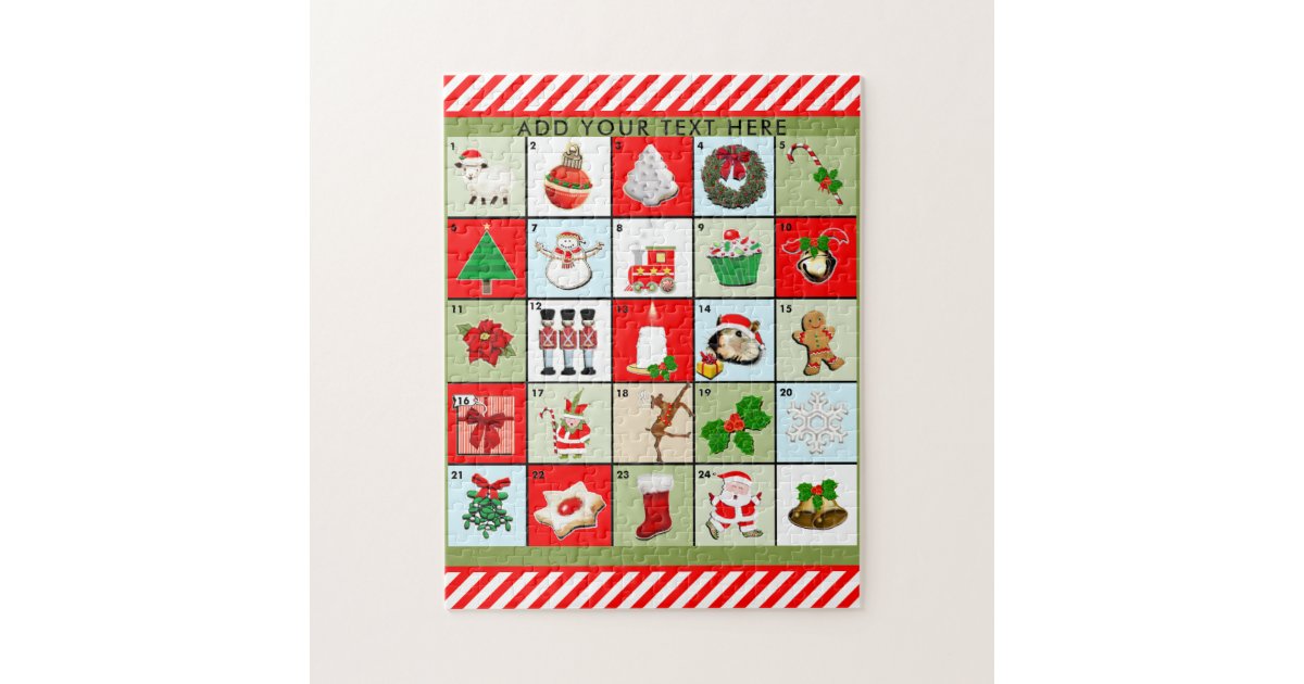 Christmas Advent Calendar Jigsaw Puzzle