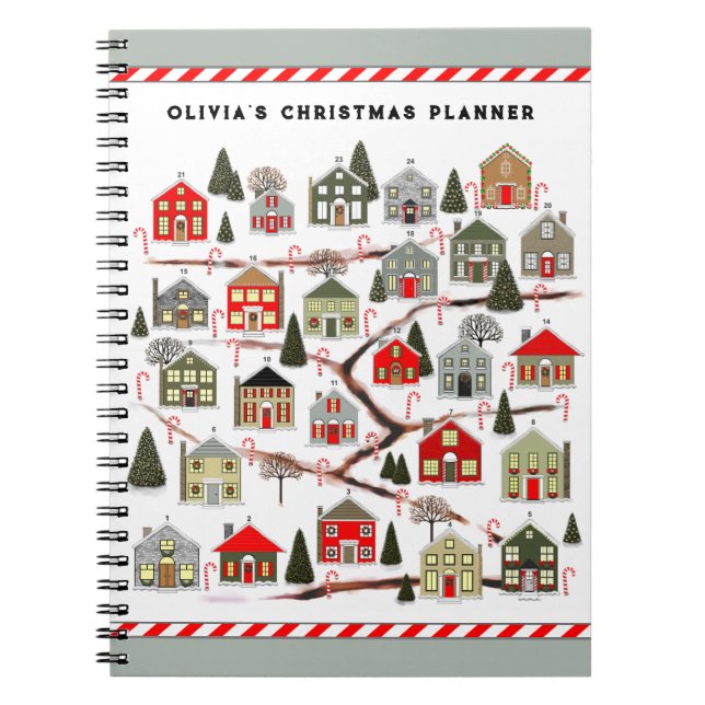 Christmas Advent Calendar Notebook (Front)