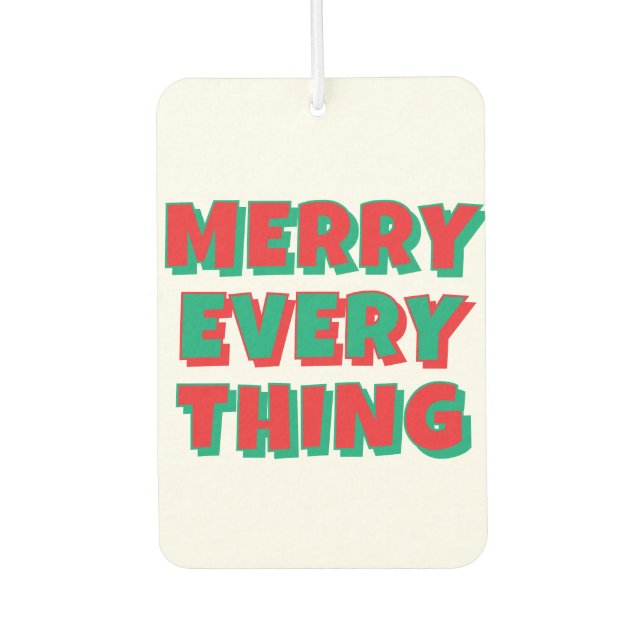 Christmas Air Freshener (Front)