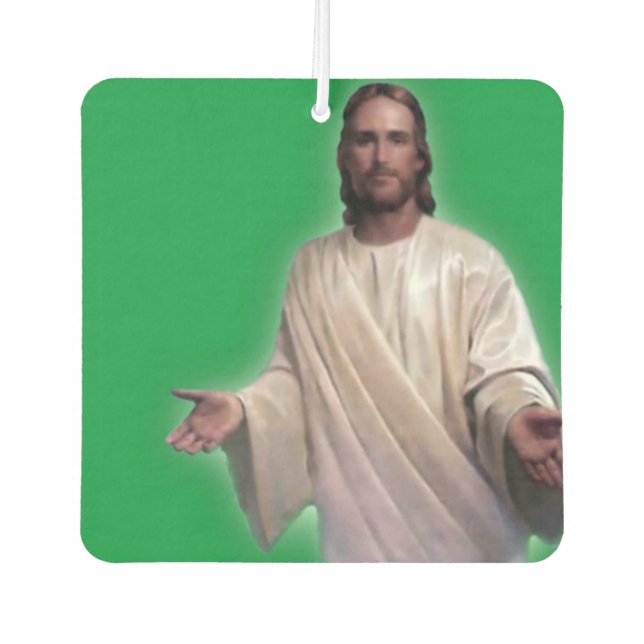 Christmas Air Freshener, Jesus Christ Freshener (Front)