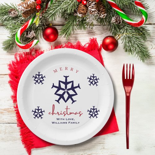Christmas Airplane Snowflake Minimalist Aviation