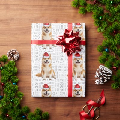 Christmas Akita for Dog Lover Holiday Wrapping Paper