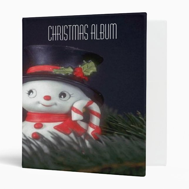 Christmas Album 3 Ring Binder (Front/Inside)