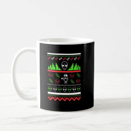 Christmas Alien Ugly Christmas Nerd  Coffee Mug