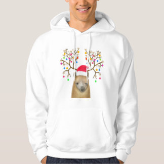 Christmas Alpaca Hooded Sweatshirt