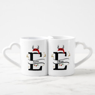 Christmas Alphabet Collection – Letter E Design Coffee Mug Set