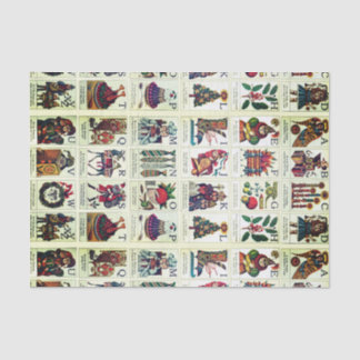 Christmas Alphabet Tissue Paper