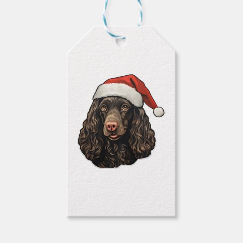 Christmas American Water Spaniel   Gift Tags