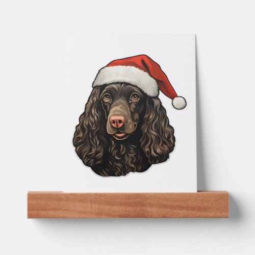 Christmas American Water Spaniel   Picture Ledge