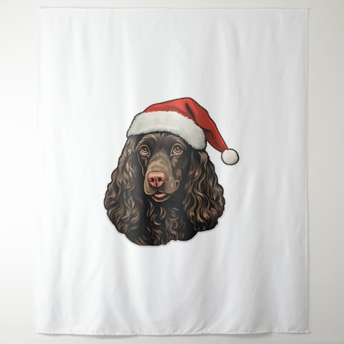 Christmas American Water Spaniel   Tapestry