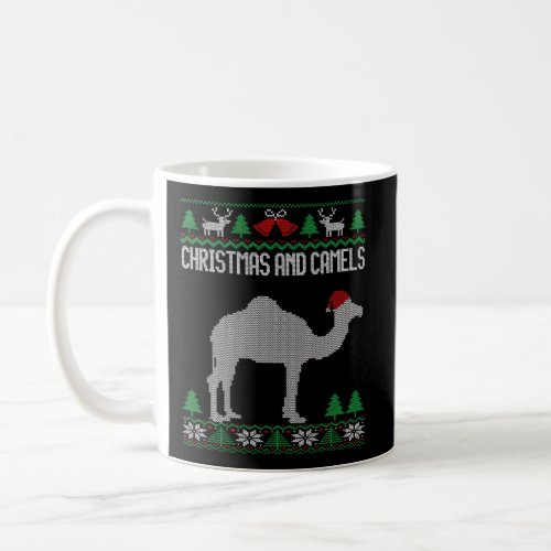 Christmas And Camels Ugly Christmas Coffee Mug