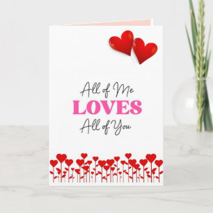 CHRISTMAS AND DO "I LOVE YOU" CARD