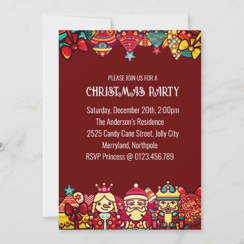 Christmas and Get_Together Party  Invitation