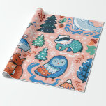 CHRISTMAS AND HANUKKAH FOREST ANIMALS GIFT WRAP<br><div class="desc">GIFT WRAPPING 
FOREST ANIMALS GIFT WRAP
CUSTOMIZABLE
GOOD FOR HANUKKAH TOO</div>