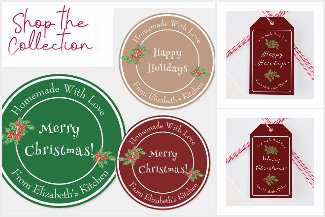 Christmas and Holiday Baked Goods Gift Packaging