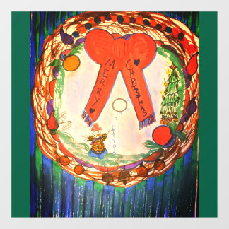 Christmas and Holiday Cheer! Window Cling