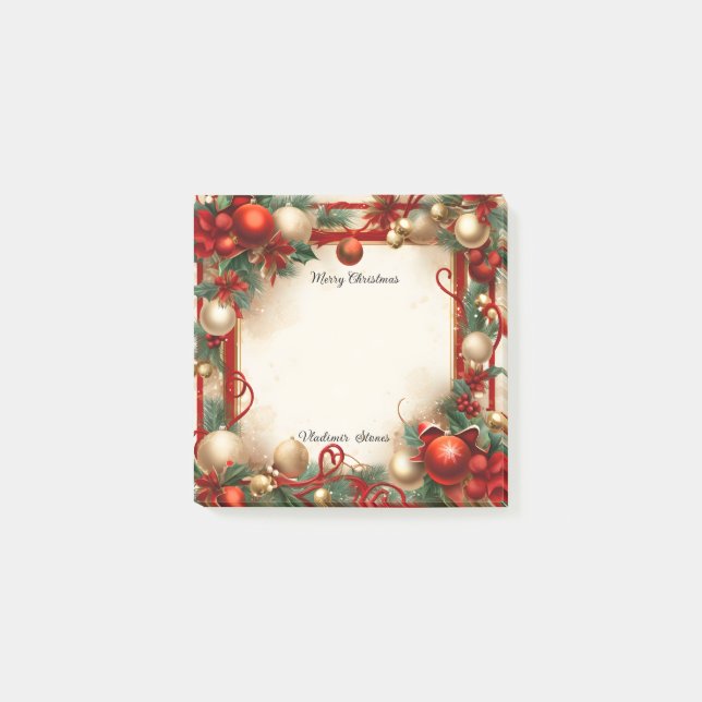 Christmas and Holidays Post-it Notes (Front)