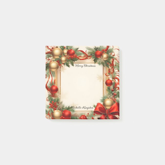 Christmas and Holidays Post-it Notes (Front)
