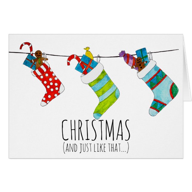 Christmas and Just Like That  Cards (Front Horizontal)
