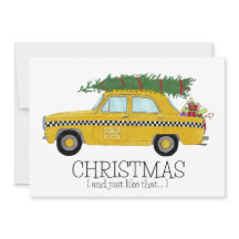 Christmas.. and Just Like That New York Taxi Cab