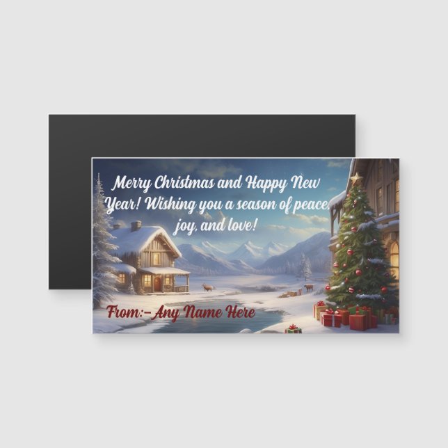 Christmas and New Year Cards (Front/Back)