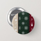 Christmas And New Year Design Button (Front & Back)