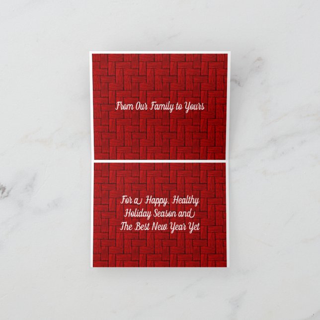 Christmas and New Years Card  (Inside)