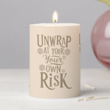 Christmas and New Year's Festive Candle